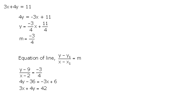 Frank ICSE Solutions for Class 10 Maths Equation of A Straight Line Ex 13.3 6