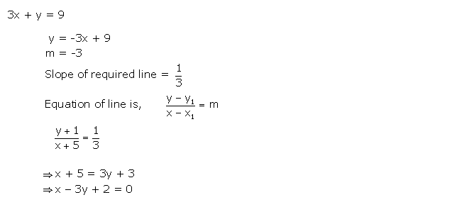 Frank ICSE Solutions for Class 10 Maths Equation of A Straight Line Ex 13.3 7