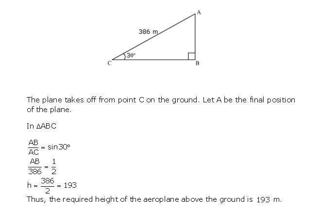 Frank ICSE Solutions for Class 10 Maths Heights and Distances Ex 22.1 7