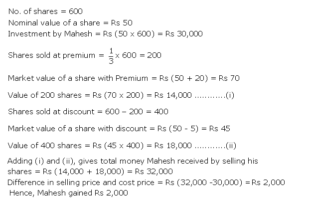 Frank ICSE Solutions for Class 10 Maths Shares and Dividends Ex 4.1 7