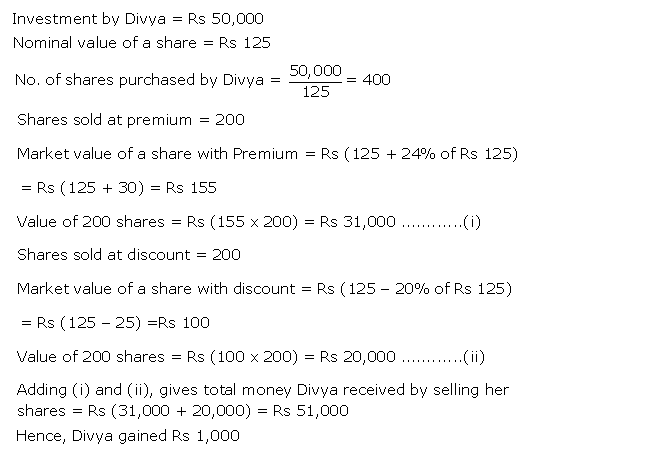 Frank ICSE Solutions for Class 10 Maths Shares and Dividends Ex 4.1 8