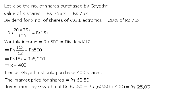 Frank ICSE Solutions for Class 10 Maths Shares and Dividends Ex 4.2 14
