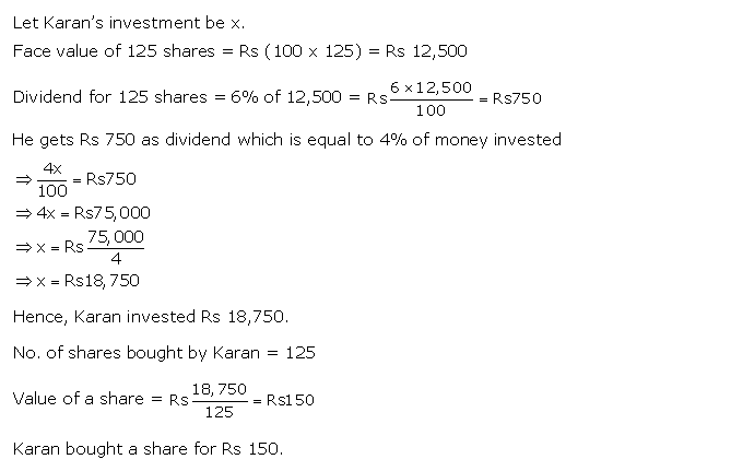 Frank ICSE Solutions for Class 10 Maths Shares and Dividends Ex 4.2 5