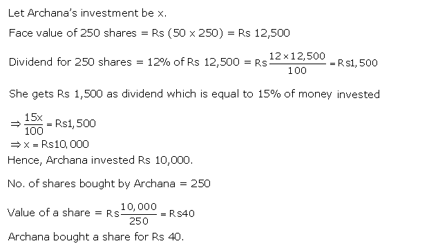 Frank ICSE Solutions for Class 10 Maths Shares and Dividends Ex 4.2 7