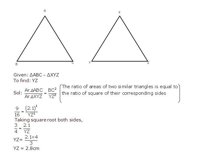 Frank ICSE Solutions for Class 10 Maths Similarity Ex 15.1 12
