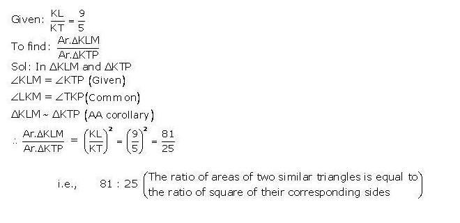 Frank ICSE Solutions for Class 10 Maths Similarity Ex 15.1 17