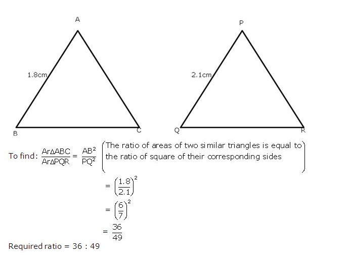Frank ICSE Solutions for Class 10 Maths Similarity Ex 15.1 9