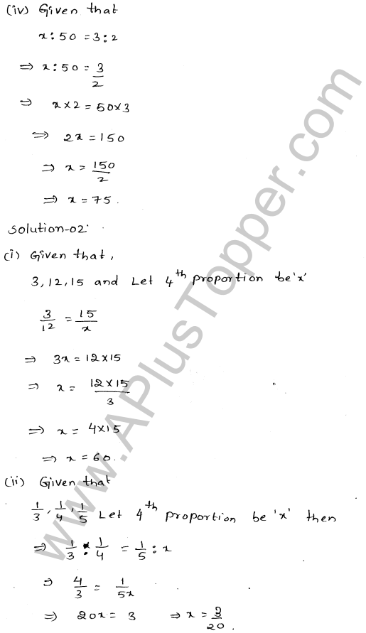 ML-Aggarwal ICSE Solutions for Class 10 Maths Ch 8 Ratios and Proportions Q1.10