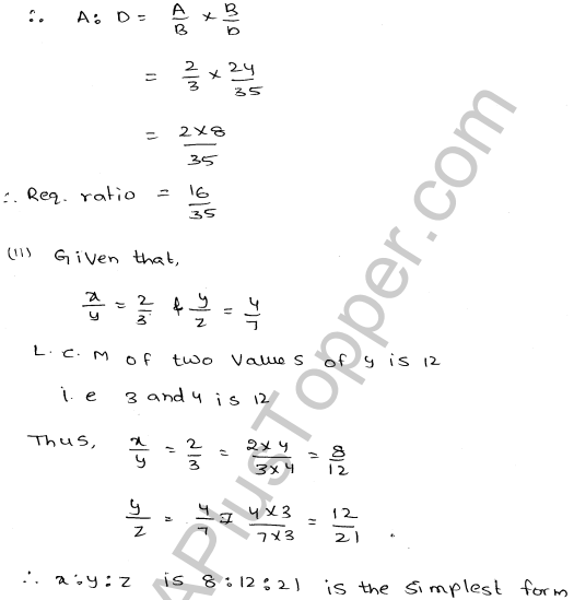 ML-Aggarwal ICSE Solutions for Class 10 Maths Ch 8 Ratios and Proportions Q1.4