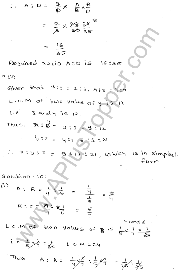 ML-Aggarwal ICSE Solutions for Class 10 Maths Ch 8 Ratios and Proportions Q1.6