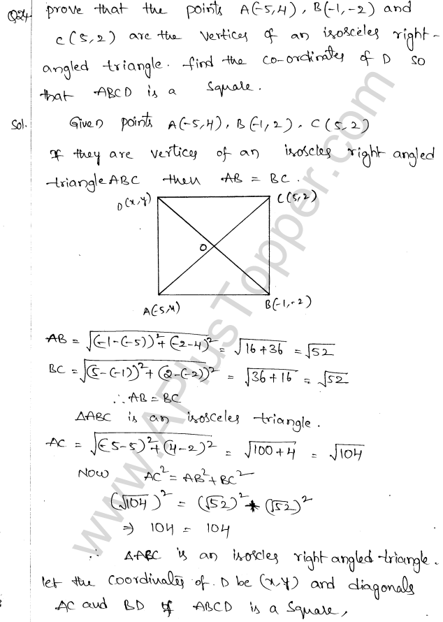 ML Aggarwal ICSE Solutions for Class 10 Maths Chapter 11 Section Formula Q1.27