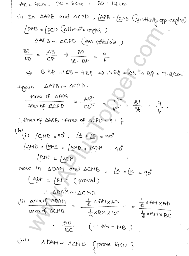 ML Aggarwal ICSE Solutions for Class 10 Maths Chapter 14 Similarity Q1.18