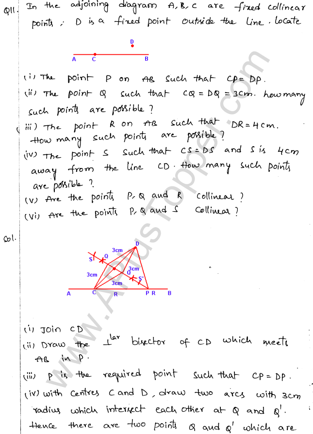 ML Aggarwal ICSE Solutions for Class 10 Maths Chapter 15 Locus Q1.14