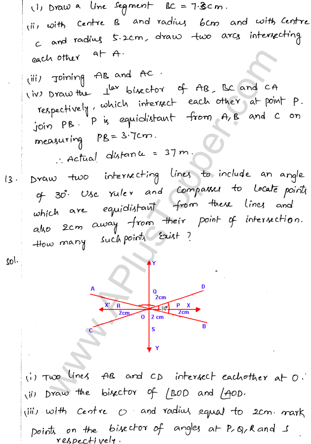 ML Aggarwal ICSE Solutions for Class 10 Maths Chapter 15 Locus Q1.16