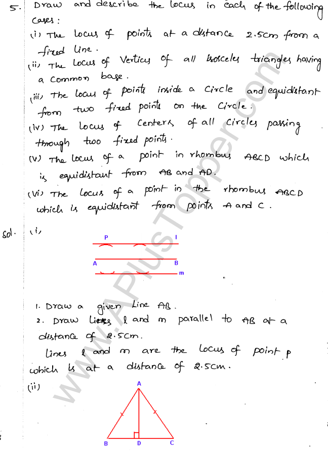 ML Aggarwal ICSE Solutions for Class 10 Maths Chapter 15 Locus Q1.4