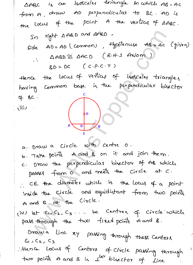 ML Aggarwal ICSE Solutions for Class 10 Maths Chapter 15 Locus Q1.5