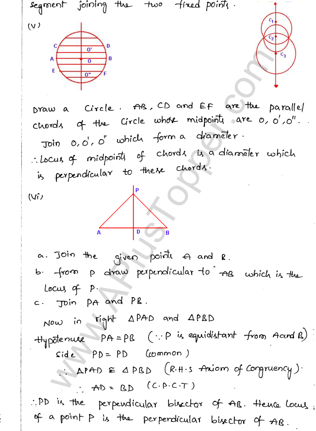 ML Aggarwal ICSE Solutions for Class 10 Maths Chapter 15 Locus Q1.6