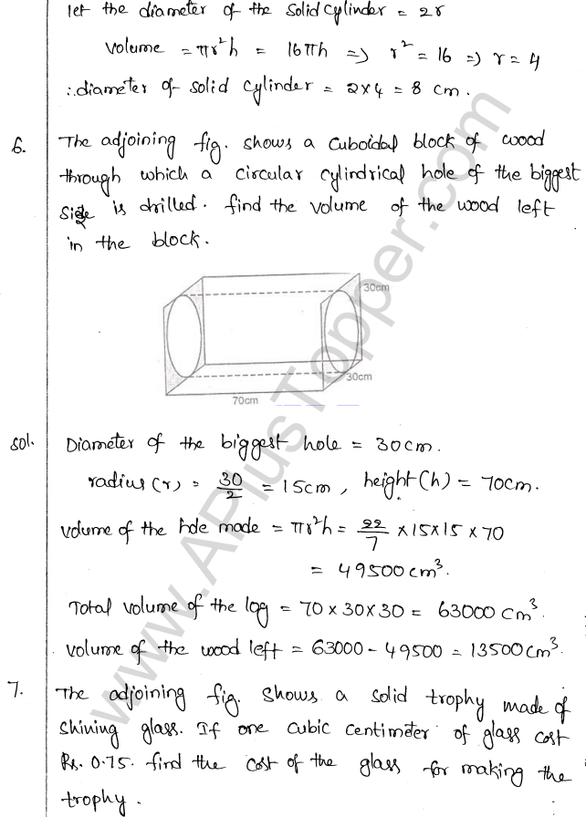 ML Aggarwal ICSE Solutions for Class 10 Maths Chapter 18 Mensuration Q1.35