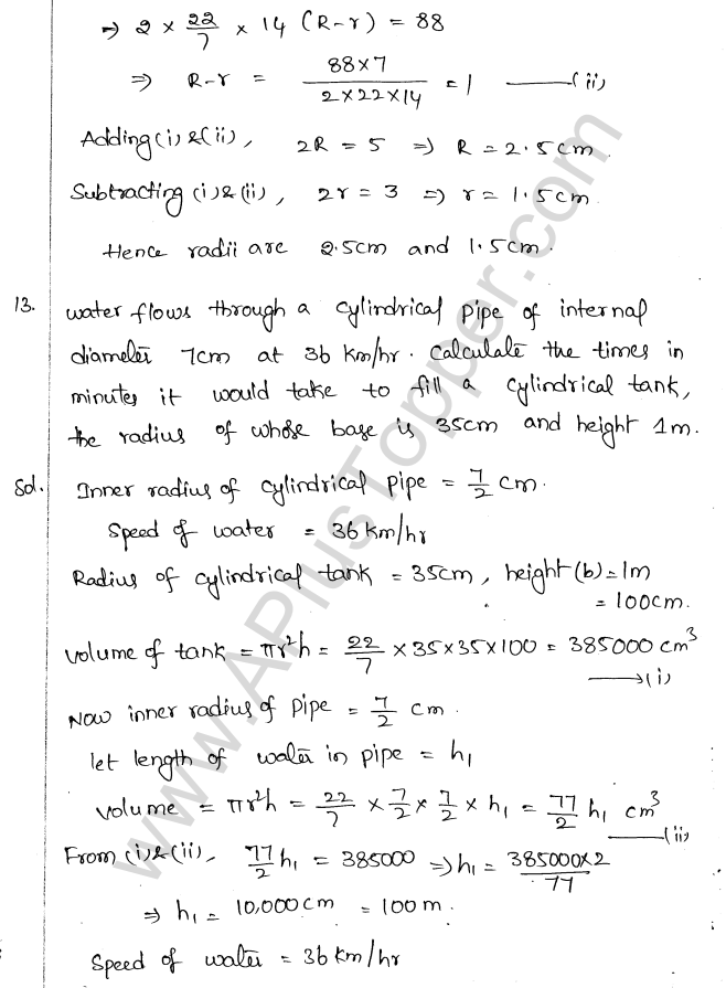 ML Aggarwal ICSE Solutions for Class 10 Maths Chapter 18 Mensuration Q1.40