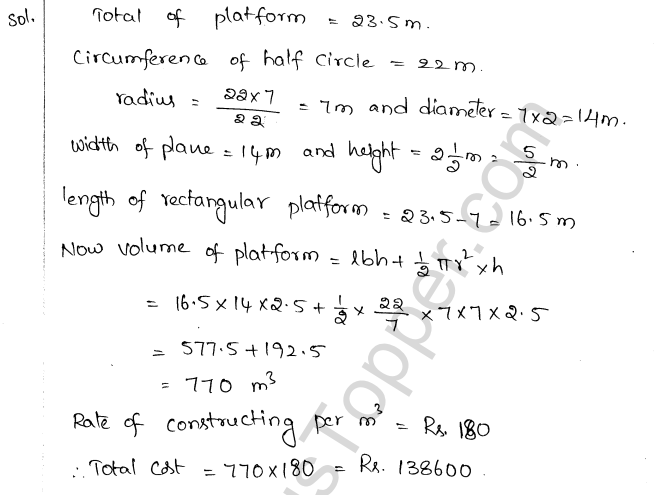 ML Aggarwal ICSE Solutions for Class 10 Maths Chapter 18 Mensuration Q1.42