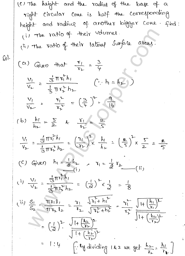 ML Aggarwal ICSE Solutions for Class 10 Maths Chapter 18 Mensuration Q1.47