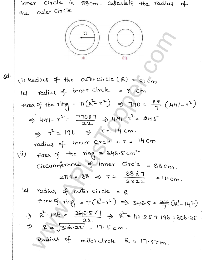 ML Aggarwal ICSE Solutions for Class 10 Maths Chapter 18 Mensuration Q1.5