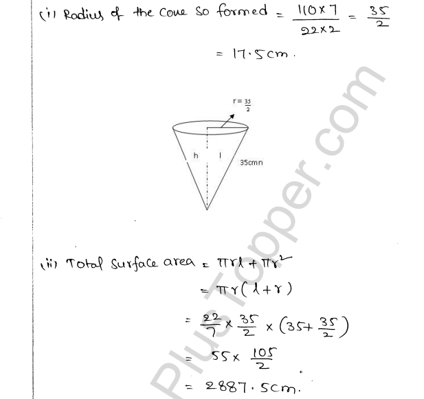 ML Aggarwal ICSE Solutions for Class 10 Maths Chapter 18 Mensuration Q1.61