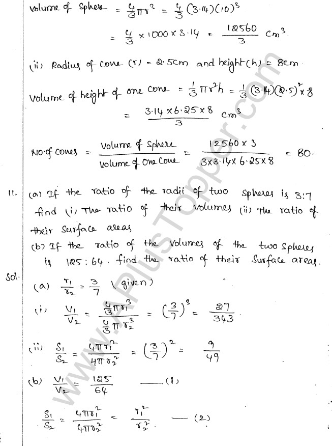 ML Aggarwal ICSE Solutions for Class 10 Maths Chapter 18 Mensuration Q1.67