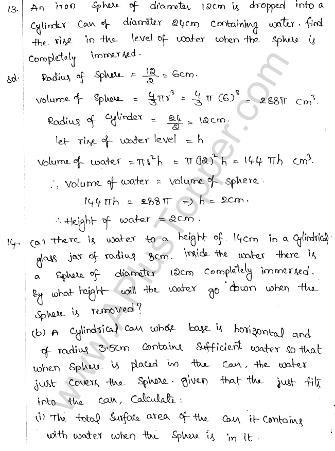 ML Aggarwal ICSE Solutions for Class 10 Maths Chapter 18 Mensuration Q1.69