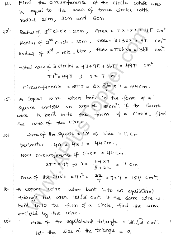 ML Aggarwal ICSE Solutions for Class 10 Maths Chapter 18 Mensuration Q1.7