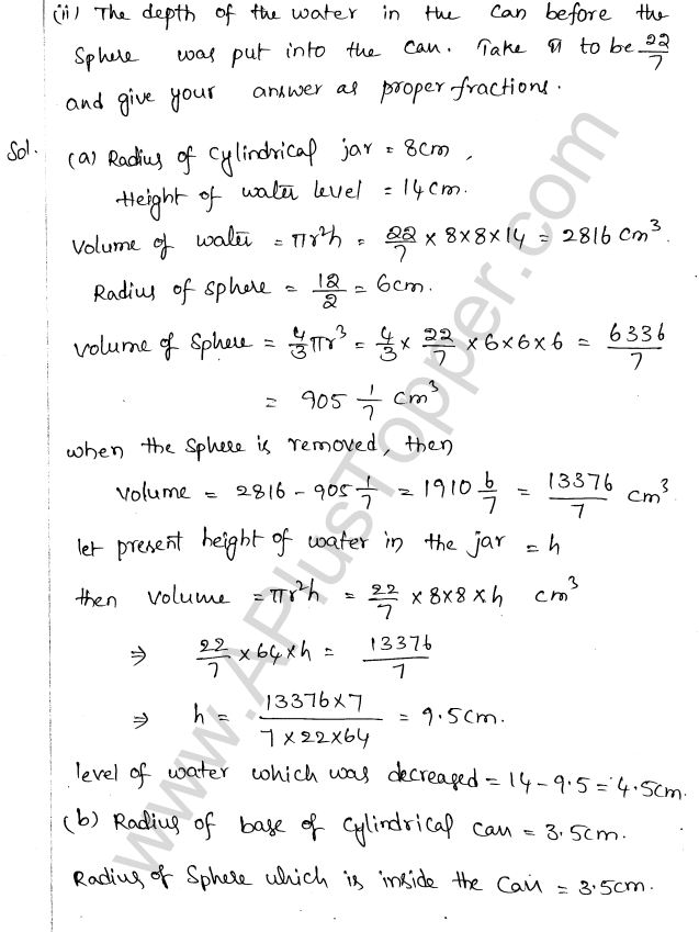ML Aggarwal ICSE Solutions for Class 10 Maths Chapter 18 Mensuration Q1.70