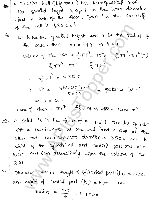 ML Aggarwal ICSE Solutions for Class 10 Maths Chapter 18 Mensuration Q1.80