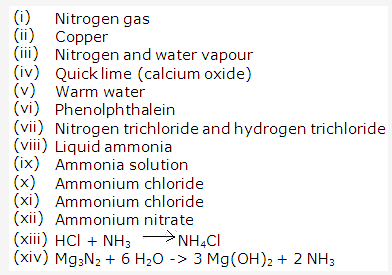Frank ICSE Solutions for Class 10 Chemistry - Ammonia 2