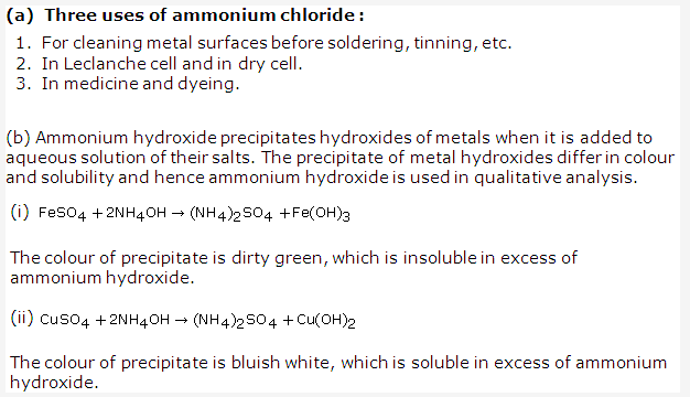 Frank ICSE Solutions for Class 10 Chemistry - Ammonia 6