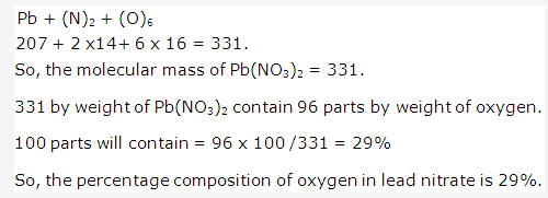 Frank ICSE Solutions for Class 10 Chemistry - Mole Concept And Stoichiometry 12