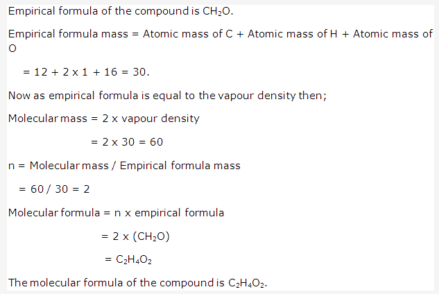Frank ICSE Solutions for Class 10 Chemistry - Mole Concept And Stoichiometry 15