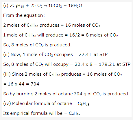 Frank ICSE Solutions for Class 10 Chemistry - Mole Concept And Stoichiometry 57