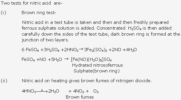 Frank ICSE Solutions for Class 10 Chemistry - Nitric acid 13