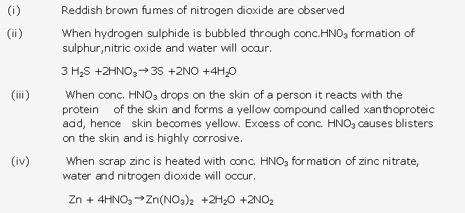 Frank ICSE Solutions for Class 10 Chemistry - Nitric acid 17