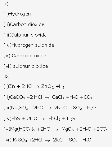 Frank ICSE Solutions for Class 10 Chemistry - Study of Compounds-I Hydrogen Chloride 11