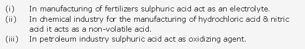 Frank ICSE Solutions for Class 10 Chemistry - Study of Sulphur Compound Sulphuric Acid 11