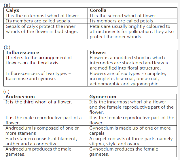 Frank ICSE Solutions for Class 9 Biology - Flowers 3
