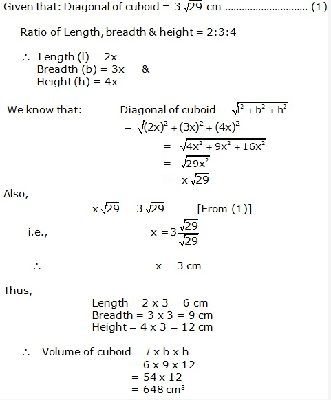 Frank ICSE Solutions for Class 9 Maths - Surface Areas and Volume of Solids 5