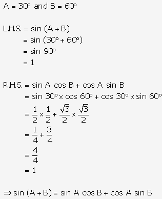 Frank ICSE Solutions for Class 9 Maths - Trigonometrical Ratios of Standard Angles 40