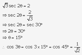 Frank ICSE Solutions for Class 9 Maths - Trigonometrical Ratios of Standard Angles 50