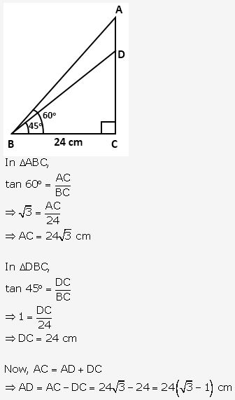Frank ICSE Solutions for Class 9 Maths - Trigonometrical Ratios of Standard Angles 64