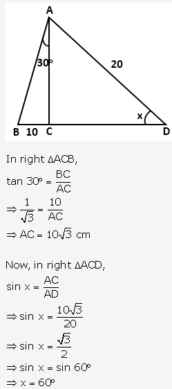 Frank ICSE Solutions for Class 9 Maths - Trigonometrical Ratios of Standard Angles 74
