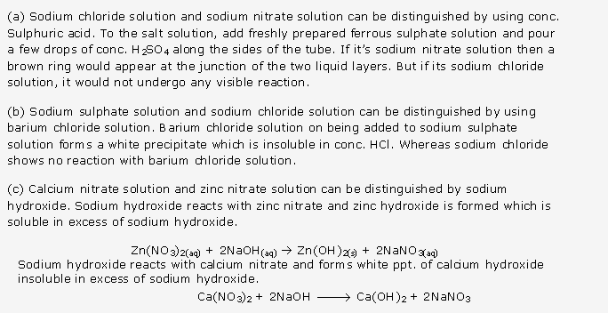 Frank ICSE Solutions for Class 10 Chemistry - Practical Work 11