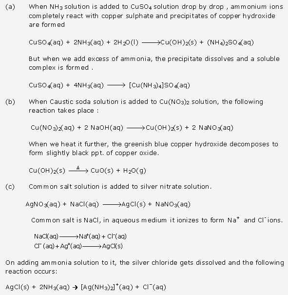 Frank ICSE Solutions for Class 10 Chemistry - Practical Work 5