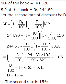 Frank ICSE Solutions for Class 9 Maths Profit, Loss and Discount Ex 2.4 35